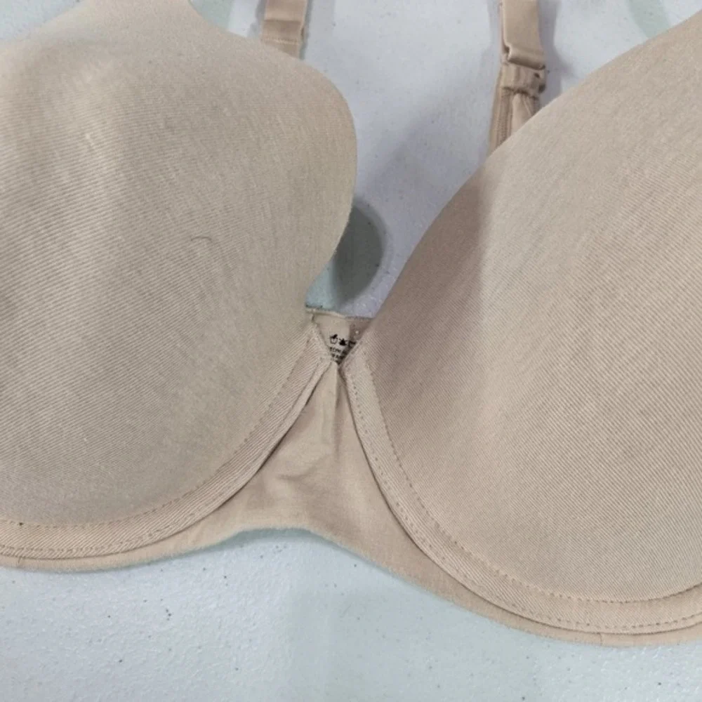 Bali Women Bra‎ 40D Beige T Shirt Underwired Strap Adjustable
